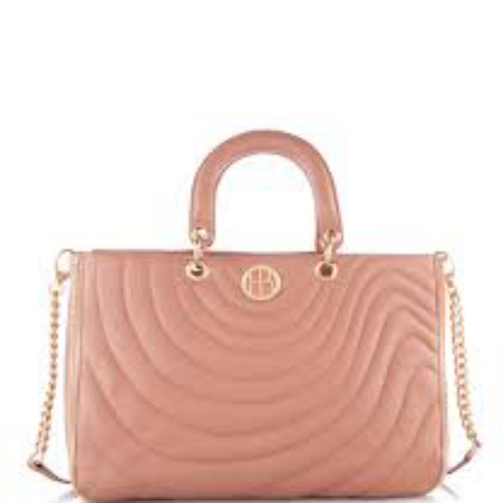 Rare Henri Bendel No 7 Lambskin Shoulder Bag